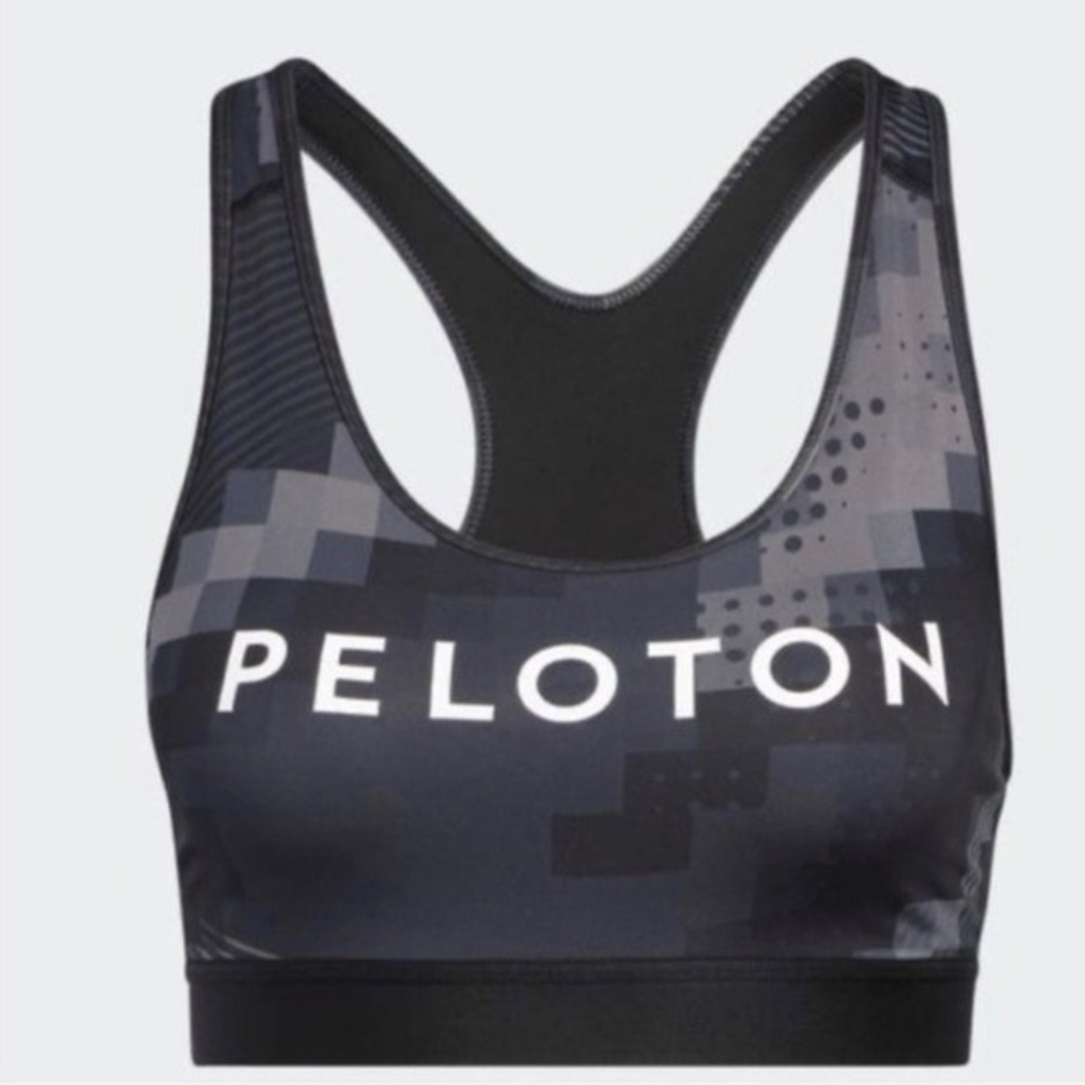Adidas x Peloton Digi Motion HEAT.RDY Believe This Bra Graphic Print‎ XS NEW